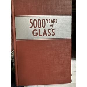 5000 years of Glass Frances Rogers Alice Beard 1937 Hardcover‎ Book